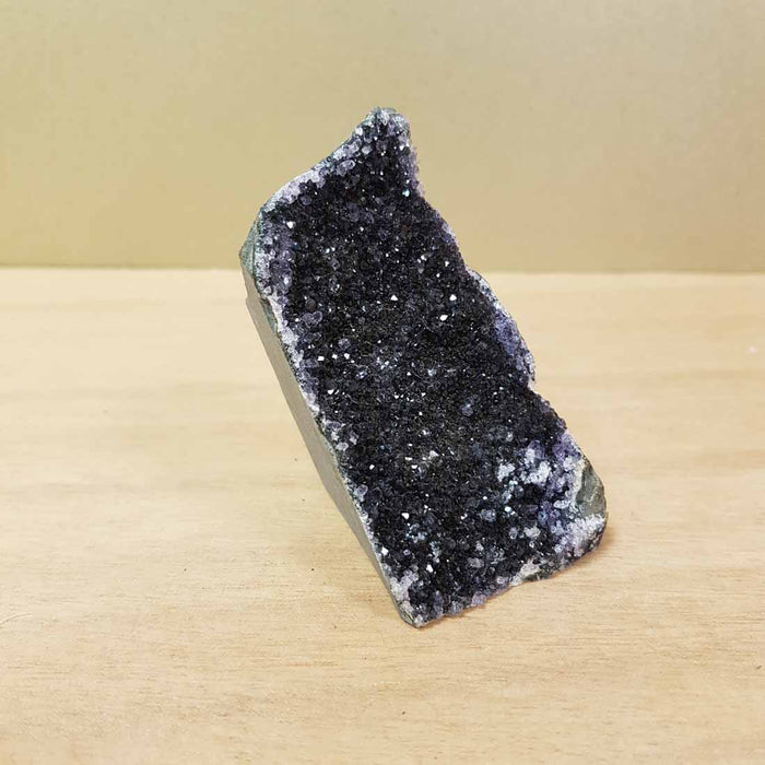 Black Amethyst Standing Druzy (approx. 7x4.5x5cm)