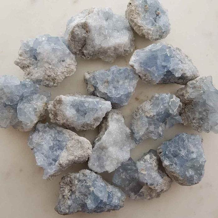 Celestite Cluster (assorted. approx 3.6-4.9x2.5-3.5cm)