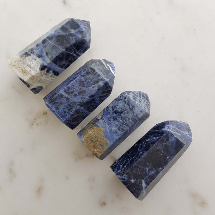 Sodalite Polished Point (assorted. approx. 4.5-5x2-2.5x2cm)