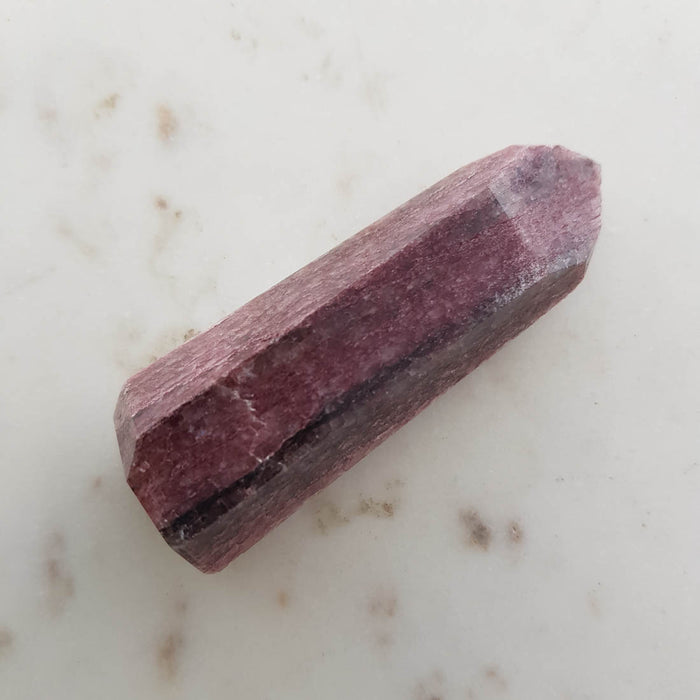 Strawberry Quartz aka Lepidochrosite Polished Point (approx. 8x3x2.5cm)