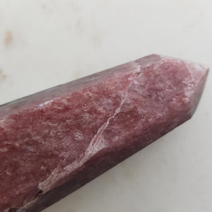 Strawberry Quartz aka Lepidochrosite Polished Point