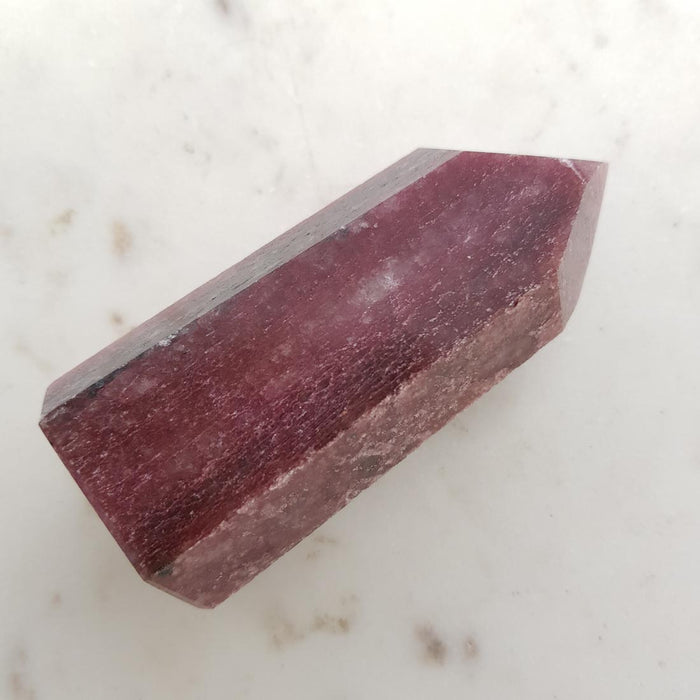 Strawberry Quartz aka Lepidochrosite Polished Point (approx. 8.5x3.7x3cm)