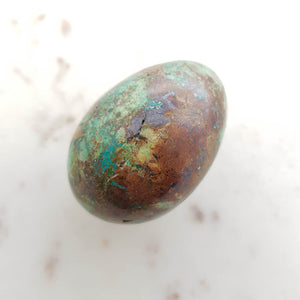 Chrysocolla Egg from Peru