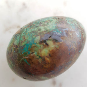 Chrysocolla Egg from Peru