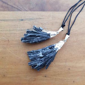 Black Kyanite Pendant