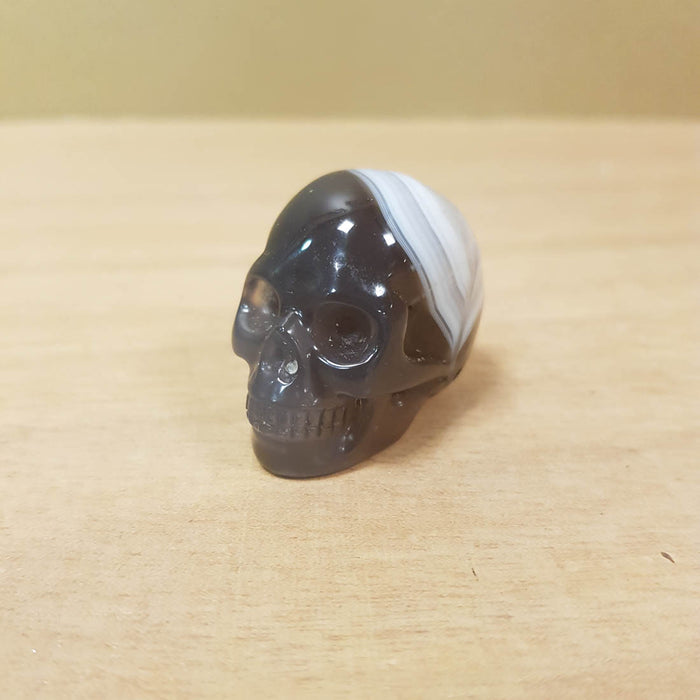 Agate Skull (approx. 3x2.5x4cm)