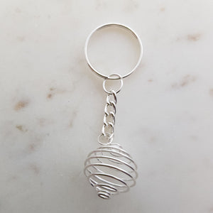 Spiral Cage Keyring