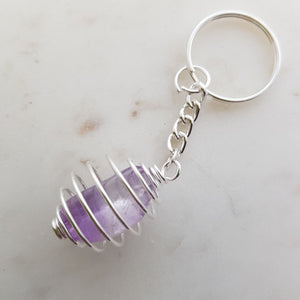 Spiral Cage Keyring