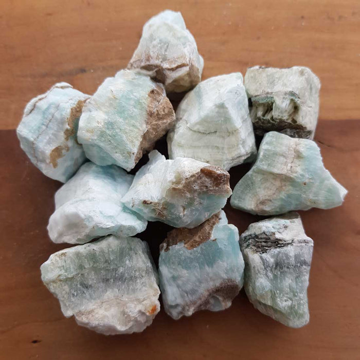 Hemimorphite Rough Rock (assorted. approx. 3.3-5.2x2.5-4x2.1-3.6cm)