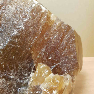 Honey Calcite Rough Rock