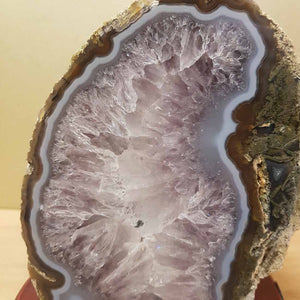 Amethyst & Agate Lamp