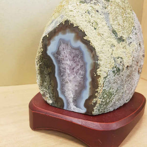 Amethyst & Agate Lamp