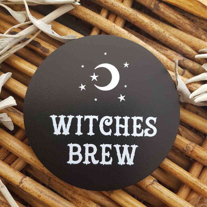 Witches Brew Coaster (approx. 9x0.5cm)