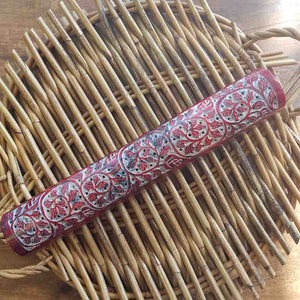 Red Soapstone Box Incense Holder