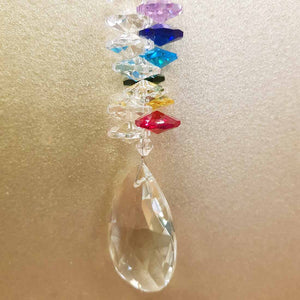 Colourful Hanging Sundrop Crystal Cluster