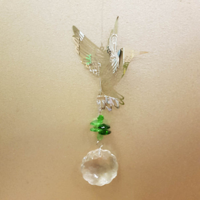 Hummingbird Metal & Hanging Prism (approx. 40x10cm)