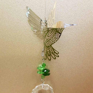 Hummingbird Metal & Hanging Prism