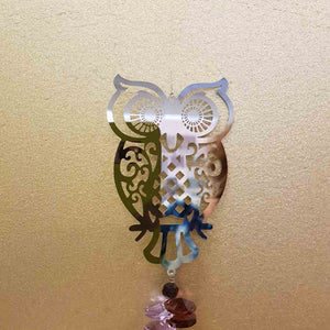 Owl Metal & Hanging Prism