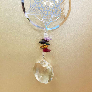 Mandala Metal & Hanging Prism