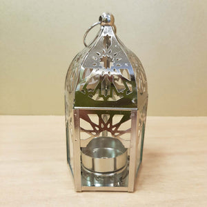 Silver Mini Lantern Moroccan Inspired