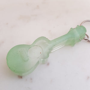 Guitar Resin Keyring Handcrafted in NZ