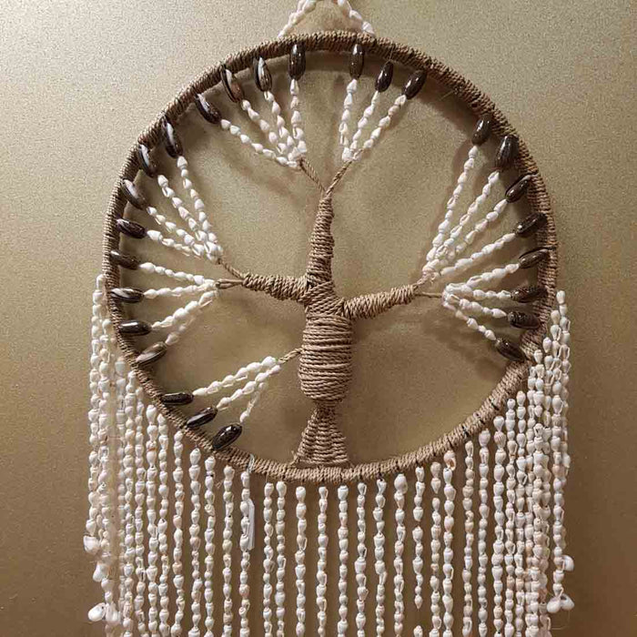 Shell Tree Of Life Dreamcatcher (approx. 30 x 75cm)