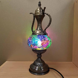 Colourful Teapot Turkish Style Mosaic Lamp