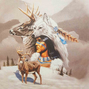 Native American Wolf Spirit Wall Art