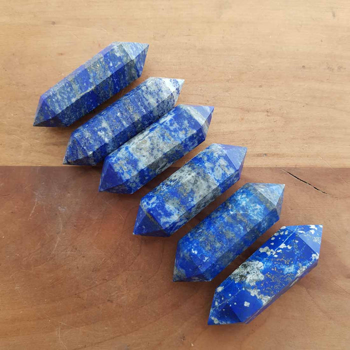 Lapis Double Terminated Polished Point (assorted. approx. 4.1-5.5x1.5x1.2-1.4cm)