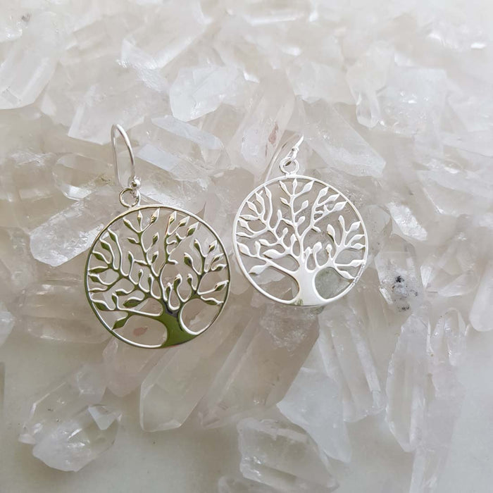 Tree of Life Earrings (sterling silver)