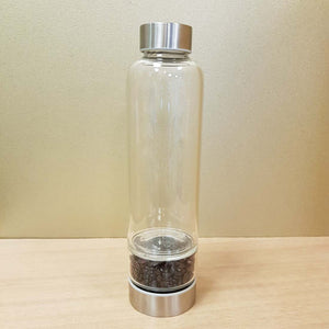 Garnet Crystal Chip Energy Water Bottle