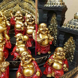 Red & Gold Happy Little Buddha assorted