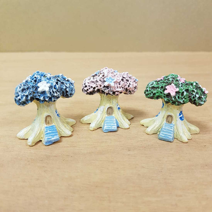 Miniature Fairy Tree House (assorted approx. 3.5x3.5x2.5cm)