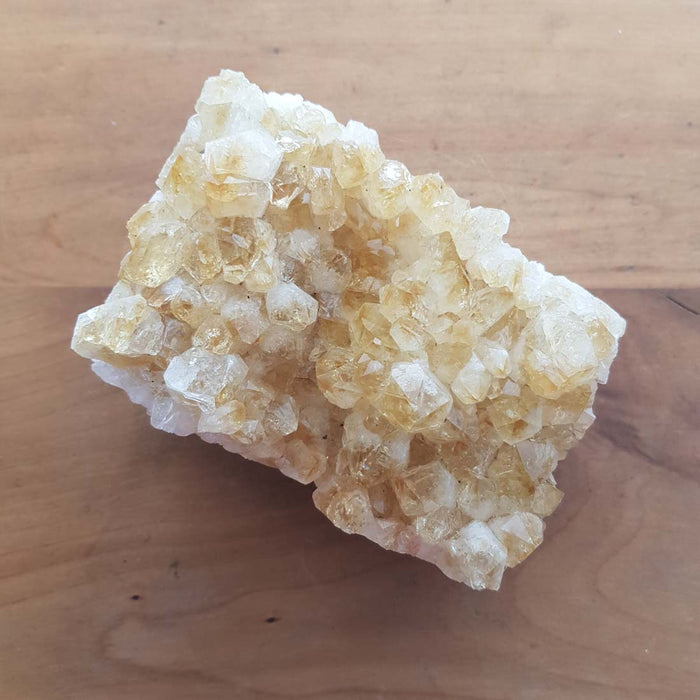 Citrine (heat treated) Cluster Standing (approx. 10x7x6cm)