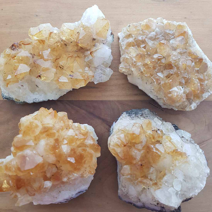 Citrine Cluster (heat treated. assorted. approx. 7-11.9x5.1-7.4cm)