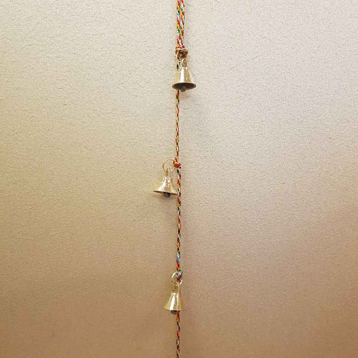 Brass Bells String of 12 (approx. 105cm)