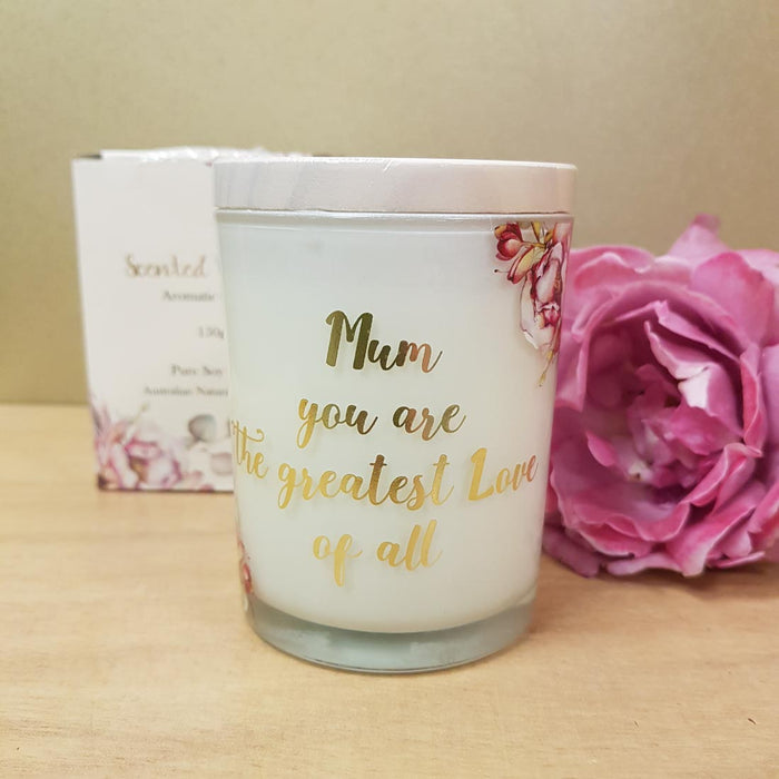 Scented Wishes Mum Aromatic Candle (approx. 8.5x6cm)