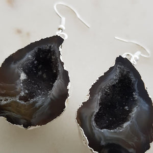 Agate Geode Earrings