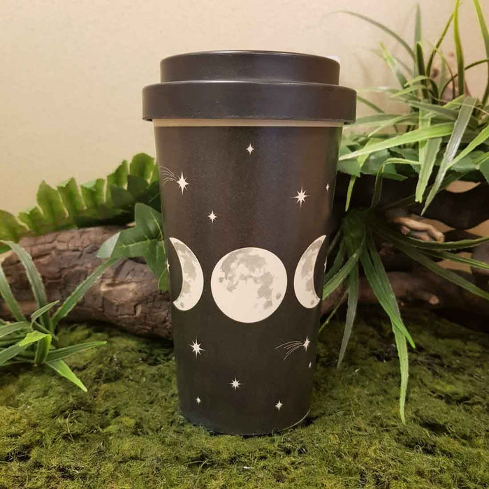 Triple Moon Bamboo Eco Travel Mug (approx. 15x9cm)