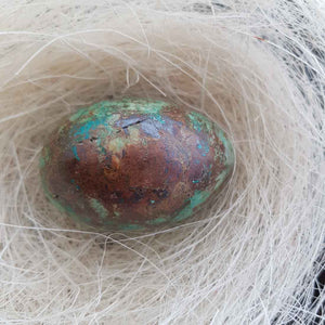 Chrysocolla Egg from Peru