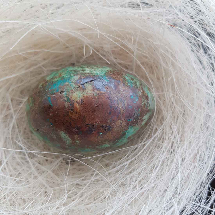 Chrysocolla Egg from Peru (approx. 5x3.5cm)