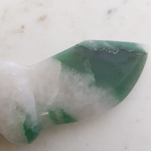 Green Aventurine in Quartz Dagger