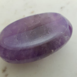 Amethyst Worry Stone