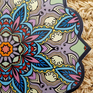Purple Moroccan Inspired Ceramic Trivet