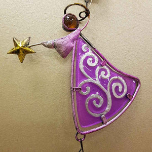 Pink Angel Bell Wind Chime 