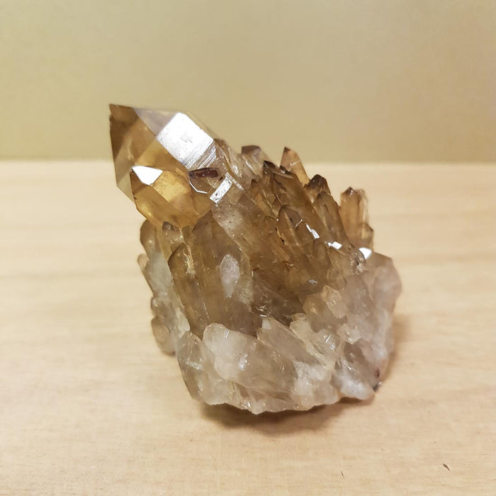 Natural Smokey Citrine Cascading Cluster (approx. 6x6x6cm)