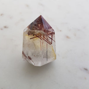 Rutilated Quartz Polished Point