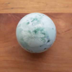 Snowflake Jade Sphere