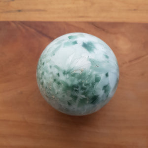 Snowflake Jade Sphere