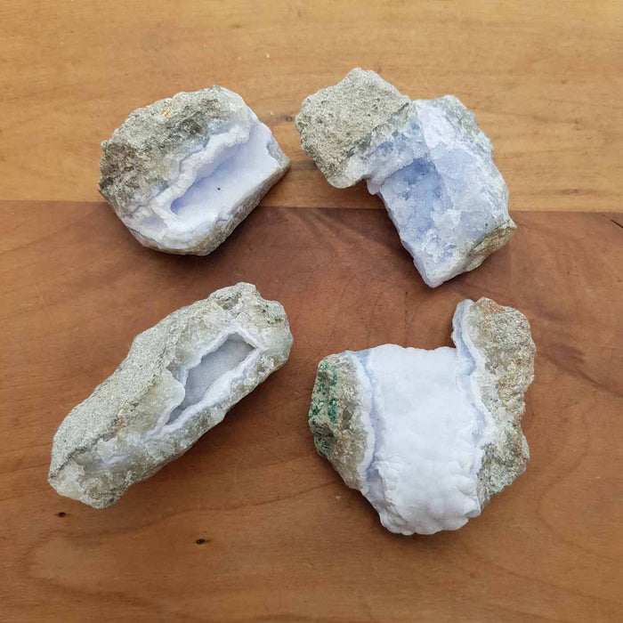 Blue Lace Agate Geode/Cluster (assorted. approx. 6-9.6x5.3-6cm)